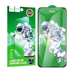 Hoco Full Screen HD Vidro Temperado G16 Guardian Shield Series para iPhone 15